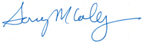 President's Signature